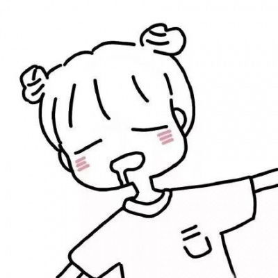 简笔画女生头像超萌清新超可爱简笔画