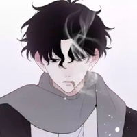 抽烟男头像高清漫画吸烟的男生头像