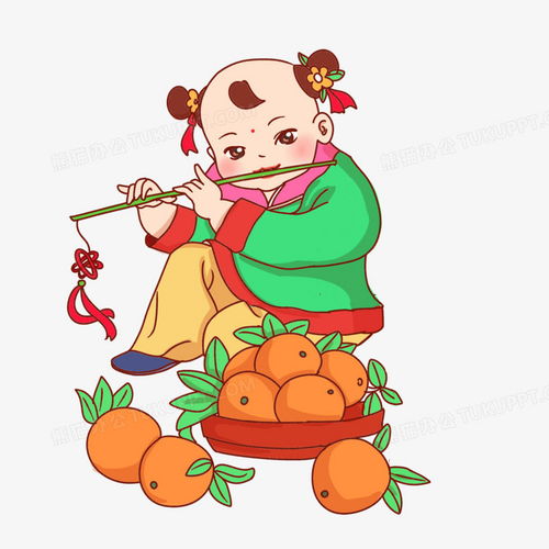 手绘年画娃娃男孩人物png图片素材免费下载人物png30003000像素