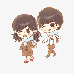 卡通小女孩小男孩素材图片免费下载高清装饰图案png千库网图片编号6377193