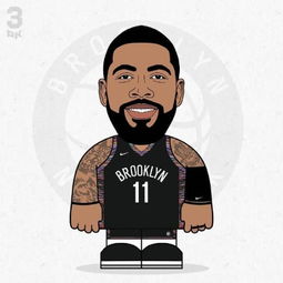 可爱nba球星版卡通照出炉,浓眉哥变成小短腿,哈登最像本人