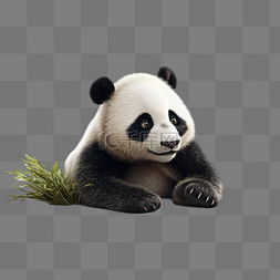 熊猫卡通3d图片熊猫卡通3d图片素材免费下载千库网