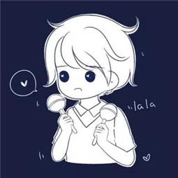 超可爱二次元风格的卡通情侣头像