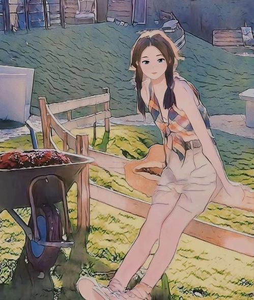 动漫女生头像晚晚皆安,夜夜皆空