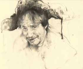 他的素描堪称一绝,被誉为俄罗斯素描双绝之一