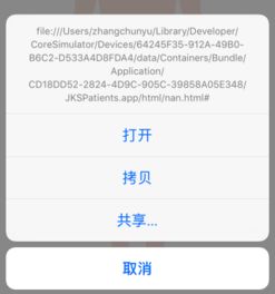 ioswkwebview禁止长按超链接图片文本...弹出效果