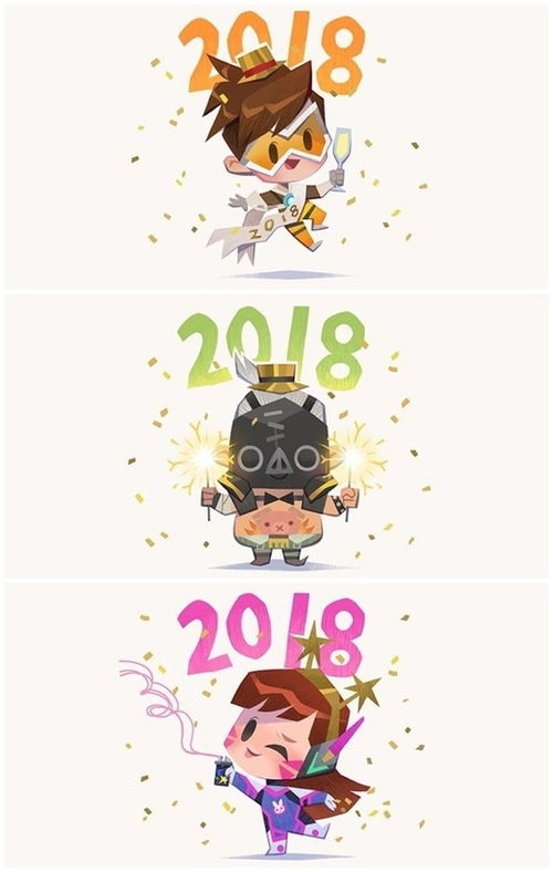 快来接受专属英雄祝福守望先锋发布新年贺图