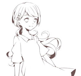 手绘教程漫画人物线稿