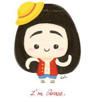 可爱动漫女孩q版头像图片,小女生爱样子