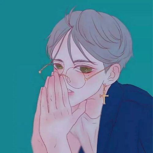动漫头像男生戴眼镜头像,明明很喜欢却不敢靠近