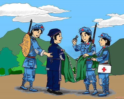 漫画重温半条被子的故事