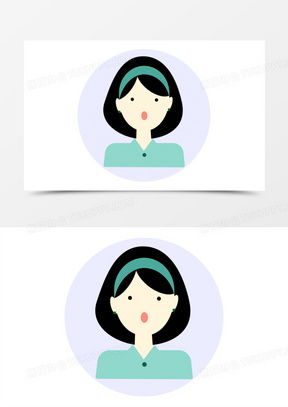 卡通女头像素材卡通女头像图片卡通女头像免费模板下载熊猫办公