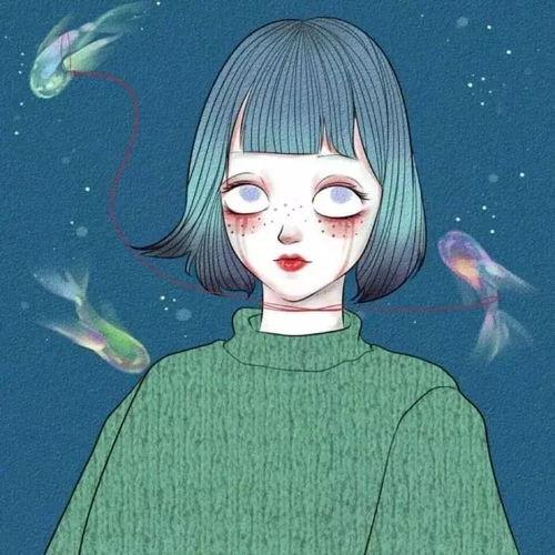 手绘头像看不透你,又干不掉你