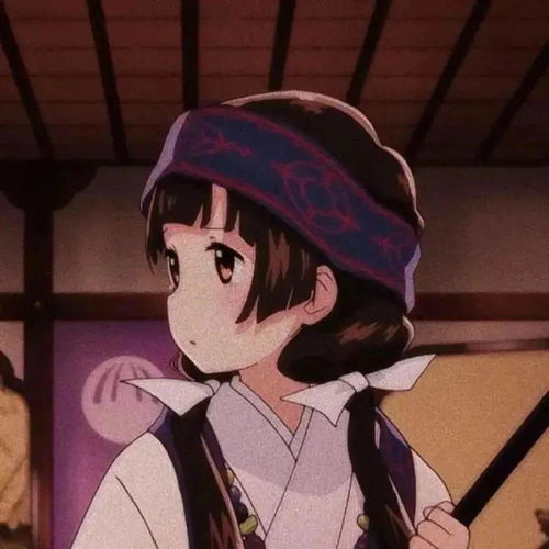 女生动漫头像距离
