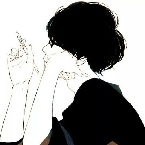 动漫男生头像我清楚每次谈恋爱到最后都只是我动过心