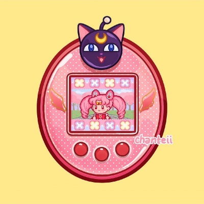 美少女战士零食头像可爱女生插画头像