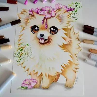 她用马克笔画下所有动漫头像,简直萌翻了