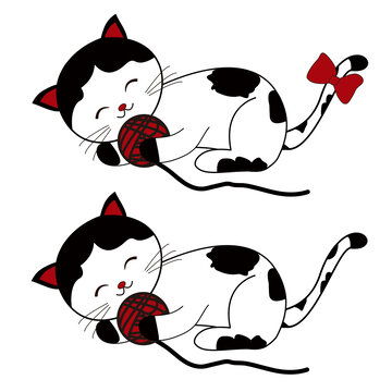 卡通熊猫矢量面料图案设计