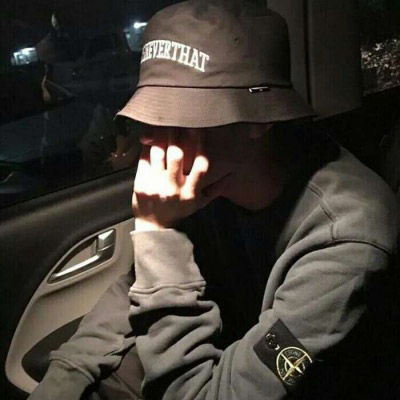 霸气戴帽男生头像帽子控潮流男头