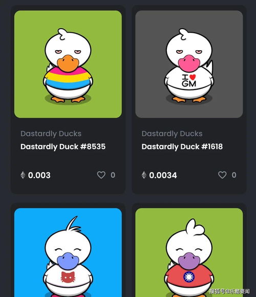 美情侣账户不足1美金靠卡通鸭nft6小时赚近12万美金