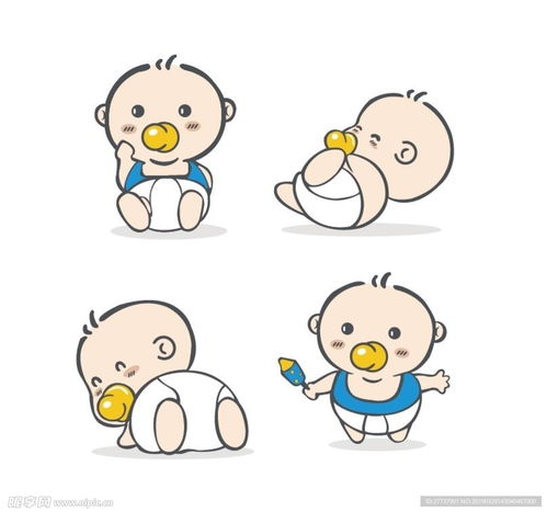 卡通婴儿设计图
