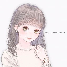 喊话女生男生对这种女生毫无抵抗能力清淡治愈的女生插画