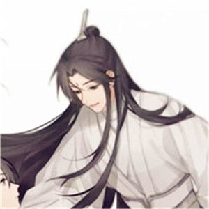 古风手绘情侣一对头像