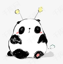 卡通熊猫素材图片免费下载高清漂浮素材png千库网图片编号2576735