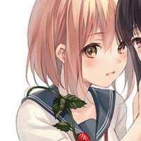 百合头像动漫二张