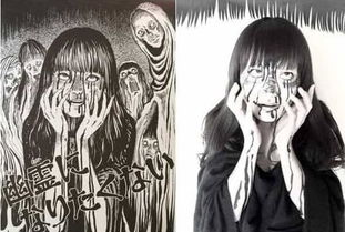 震惊长得跟恐怖漫画里的少女一模一样