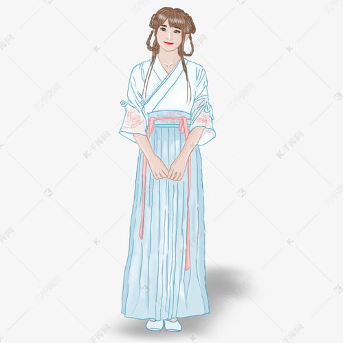 卡通手绘古装美女素材图片免费下载千库网