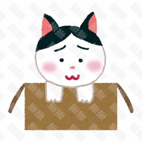 在纸箱里被丢弃的小狗狗猫咪小猫手绘卡通插画手绘png儿童插画免扣素材2阿猫阿狗