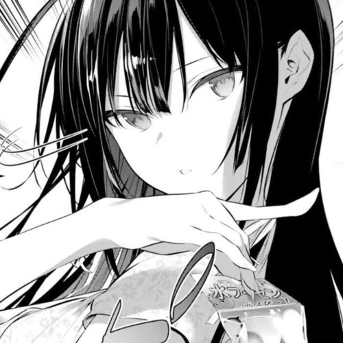 动漫女头观月色