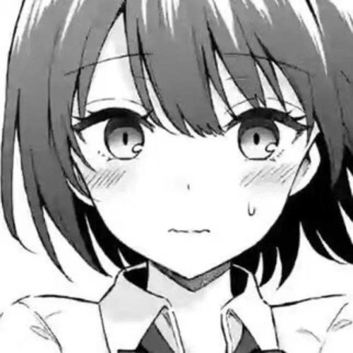 黑白漫画风动漫情头值得保存