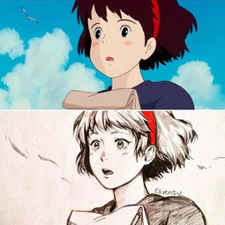 哇哦一波素描动漫美女强势来袭,这个画风给满分