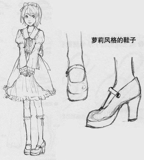 怎么画好漫画的鞋子