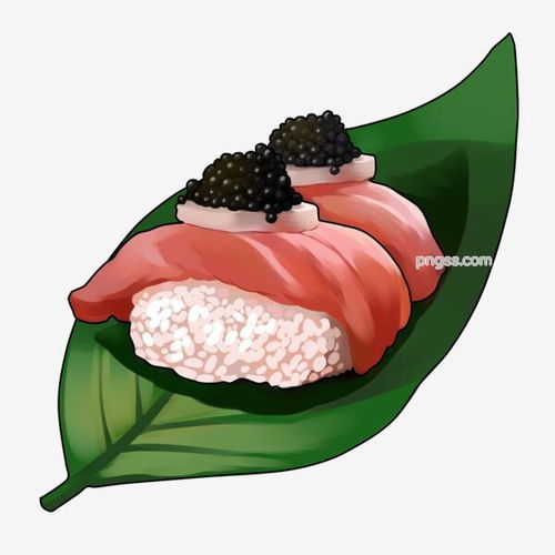 鱼子酱寿司卡通插画图片大小2000x2000px图片尺寸899.76kb来自png搜索网pngss.com免费免扣png素材下载黑色鱼子酱卡通插画绿叶装饰美食美味的寿司日本寿司特色美食鱼子酱寿司装饰图案