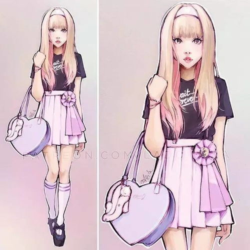 90后美女的小清新动漫手绘,不能错过