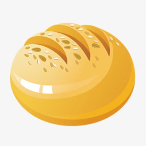 瓜子面包页面网页平面电商创意素材手绘面包素材