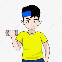 肌肉男肱二头肌腹肌人鱼线完美身材健身教练素材图片免费下载千库网