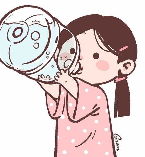 超可爱的手绘萌娃男头女头情侣头像