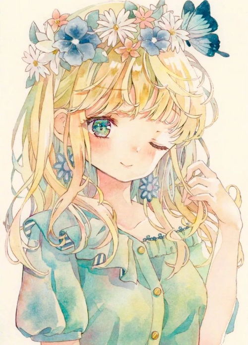 插画师优子铃明媚少女手绘动漫