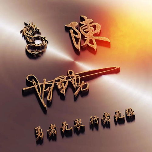 高端励志微信头像姓氏头像,原来你的姓氏也可以这么个性