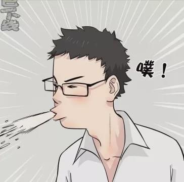 搞笑漫画一回家就看到老婆打儿子,理由让他瞬间吐了