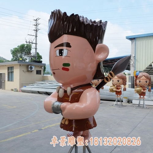 动漫玻璃钢卡通公仔雕塑肇庆玻璃钢雕塑卡通公仔订制