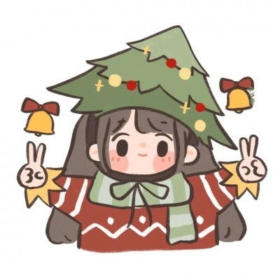 圣诞节动漫情侣头像