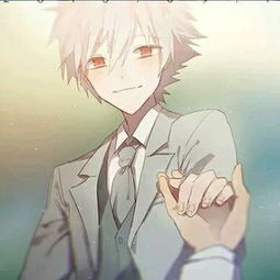 萌萌的动漫男生咧嘴笑图片头像