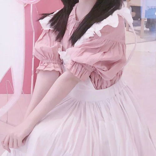 粉色女生头像