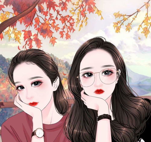 女生专属漫画头像,你最舍不得换的头像