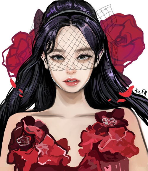 blackpink粉丝的神仙饭绘,一个比一个有才华,把jisoo画成辣妹